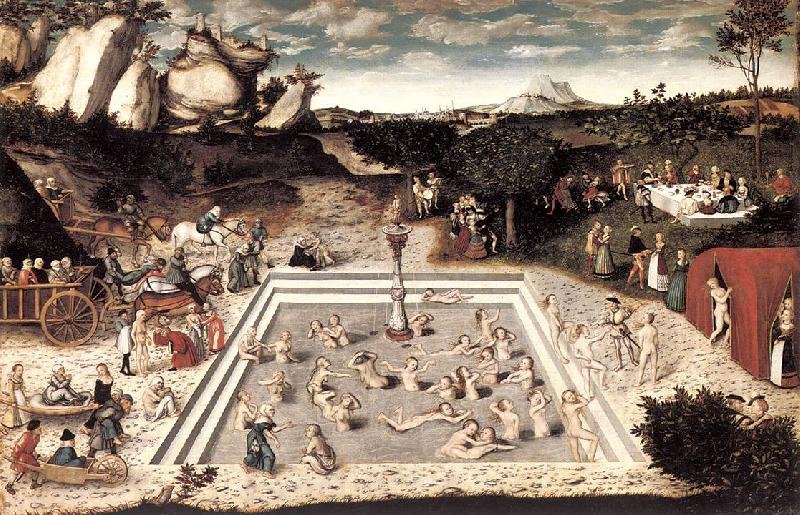 CRANACH, Lucas the Elder The Fountain of Youth dfg